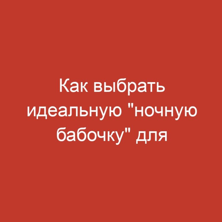 Как выбрать идеальную “ночную бабочку” для первого опыта: глубокое погружение в мир интимного досуга