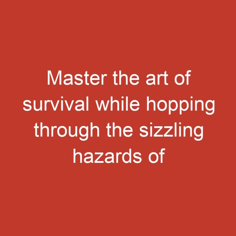 Master the art of survival while hopping through the sizzling hazards of Chicken Road.