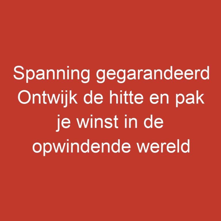 Spanning gegarandeerd Ontwijk de hitte en pak je winst in de opwindende wereld van Chicken Road met