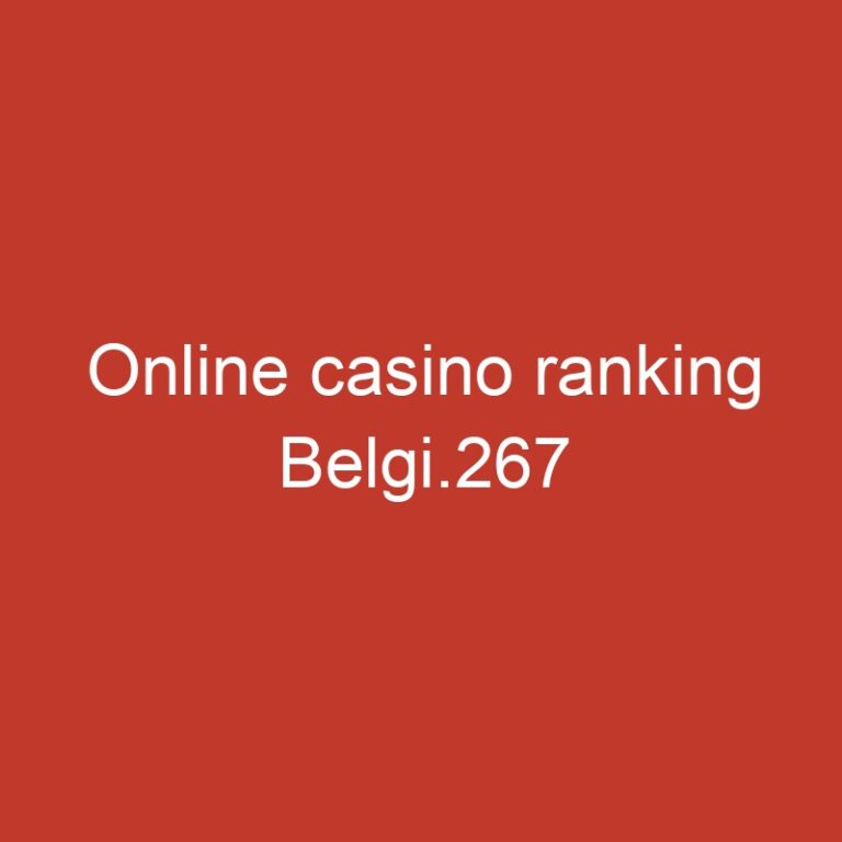 Online casino ranking Belgi.267